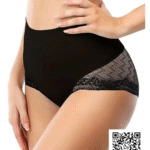 Fashiol Women's High Waisted Seamless Mesh Net Thong Shapewear | Tummy Control Body Shaper | Butt Lifting Undershorts Brief Panty
