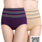 Fashiol Women's High Waisted Full Coverage Tummy Control Hipster Panty | Cotton Boyshort Briefs Panties | Underwear (Size S - XL, Multicolor) | Pack of 2