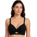 ELEG & STILANCE Women Maternity Feeding Bra Front Open Nursing Bra Padded Non-Wired Adjustable Straps Comfortable Breastfeeding Innerwear Pregnant Women All-Season