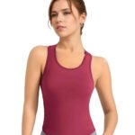 Fashiol Women Sleeveless Racerback Tank Top I Strecthable Slim Fit Camisole for Gym, Yoga I Soft Polyester Yoga Spandex Top Pack of 1 (Size from S to 2XL)