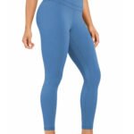 Fashiol Women's High-Waisted Sports Leggings | Ankle Length Yoga Pants for Gym, Workout & Activewear No Pockets Slim Fit