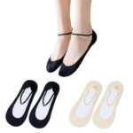 Fashiol Women Low Cut Invisible Glitter No Show Five Finger Socks | Breathable Sweat-Absorbing Toe Separated Socks|Soft Summer Flats Liner Socks for Daily Use