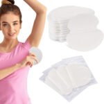 Fashiol Underarms Sweat Pads Disposable Highly Absorbent Sweat Pads for Men and Women | Cotton Anti Allergic, Anti Bacteria, Anti Smell For Unisex (White, Pack Of 10)