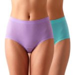 ELEG & STILANCE Women Polka Dot Seamless Panty | Mid Waist Full Coverage | Soft Breathable Stretchable Full Coverage Hipster Underwear