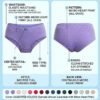 Fashio Women Cotton Mid Waist Hipster Panty | Soft Stretchable Printed Innerwear - detail view