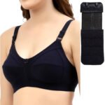 ELEG & STILANCE Women's Full Coverage Non-Padded Wire-Free Shaper Bra | Seamless Stretchable Cotton Bra with Adjustable Straps for Everyday Comfort