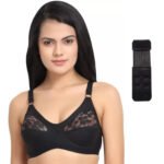 ELEG & STILANCE Women's Cotton Plus Size Minimizer Bra Non-Padded Big Bust Support with Adjustable Straps Soft & Comfortable Everyday Bra