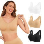 Fashiol Women's Non Padded Full Coverage Soft Stretchy Slipon Plus Size Sports Bra for Yoga/Workout and Fitness | 30 Till 36