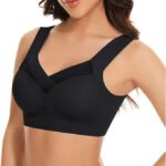 Fashiol Women’s Padded Bra Full Back Coverage Fitness Slip on Bra Push Up Breast Uplifting Sports Bra for Workout Gym and Yoga Bralette Tank Top Bras - 32 Till 42