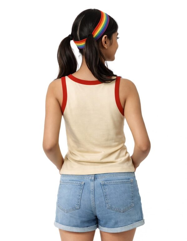 Girls Tank Top | Black - detail view
