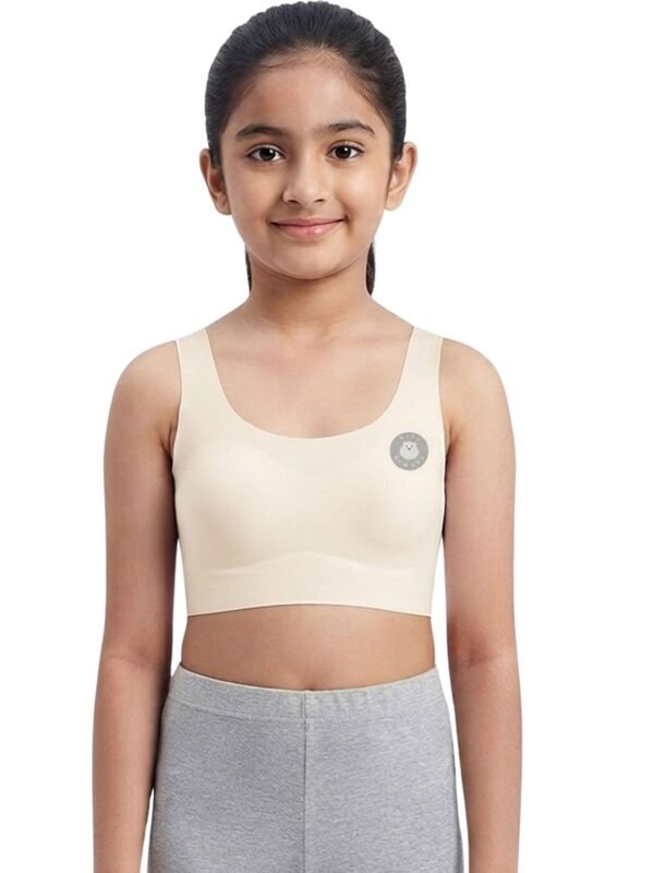 Fashiol Training Bra for Girls Non-Padded Slip-On Double Fabric
