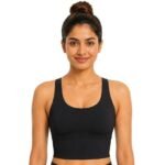 Fashiol Women Workout Crop Top Criss Cross Back Sports Tank Gym Activewear