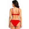 Fashiol Women Winter Soft Fluffy Teddy Bear Lingerie Set - red