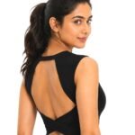 Fashiol Women's Open Back Crop Top Criss Cross Sleeveless Gym Workout Activewear
