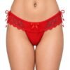 Fashiol Women Polka Dot Mesh Thong Panty Pack of 3 - 1