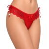 Fashiol Women Polka Dot Mesh Thong Panty Pack of 3 - 3